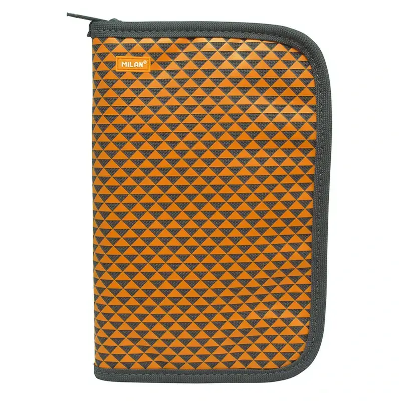 Plumier 1 compartiment avec contenu Prints II orange