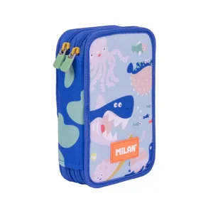 Plumier 2 compartiments avec contenu série spéciale Blue Odyssey