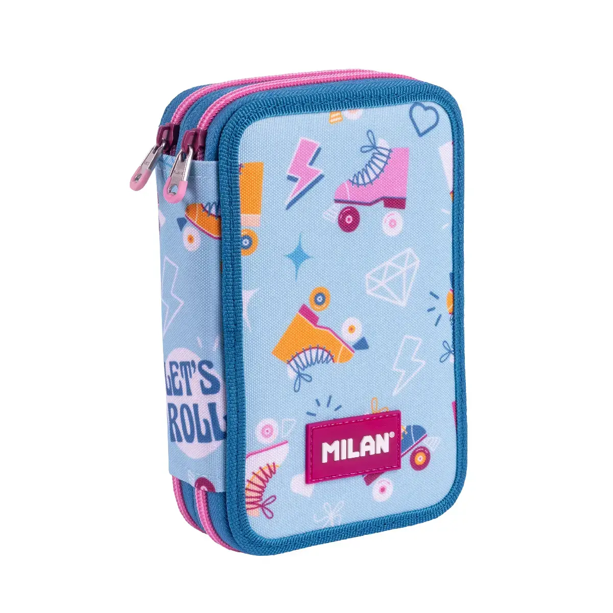 Plumier 2 compartiments avec contenu série spéciale Roller 2