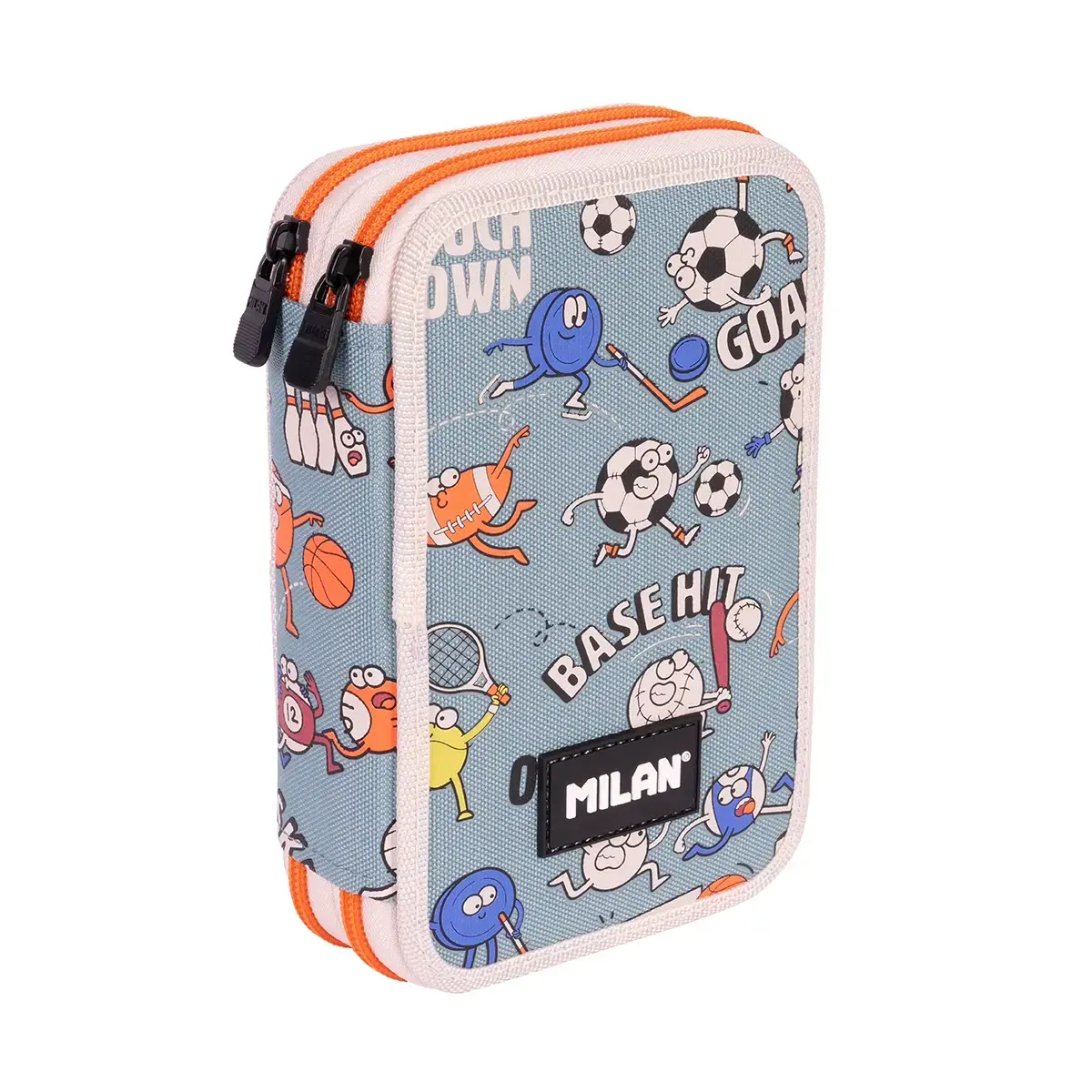 Plumier 2 compartiments avec contenu série spéciale Sports