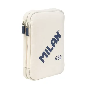 Plumier à 2 compartiments avec contenu MILAN 430 since 1918, beige