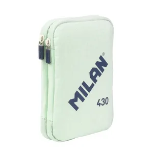 Plumier à 2 compartiments avec contenu MILAN 430 since 1918, vert
