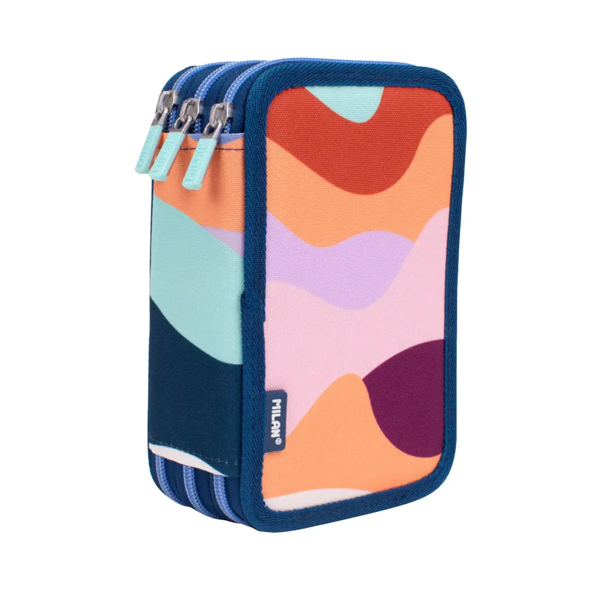 Plumier 3 compartiments avec contenu série The Fun, multicolore