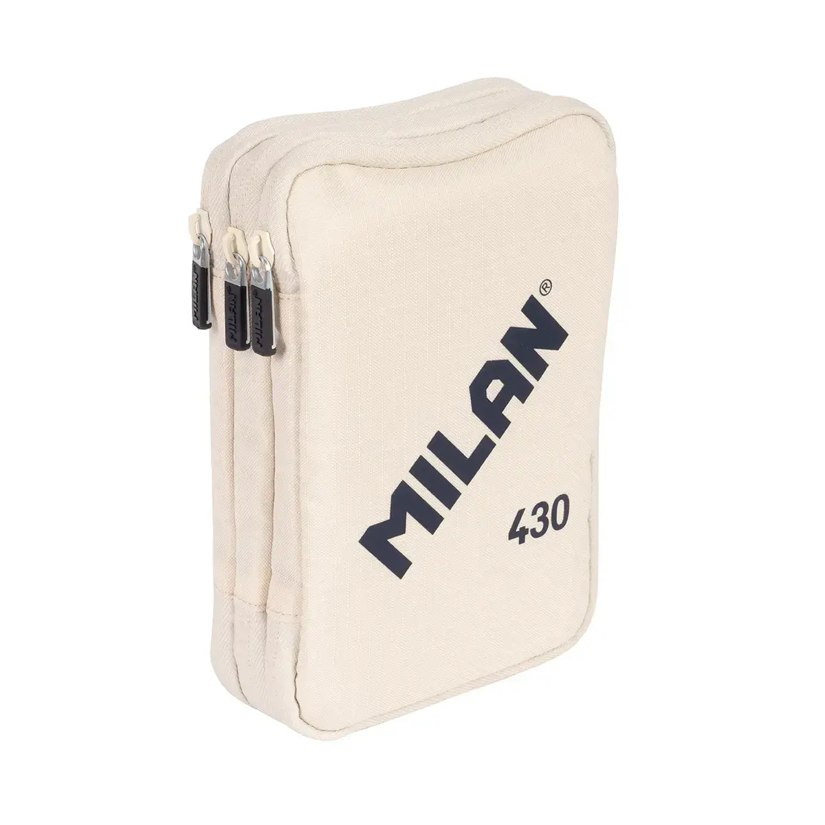 Plumier à 3 compartiments avec contenu collection MILAN 430 since 1918,beige
