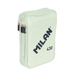 Plumier à 3 compartiments avec contenu collection MILAN 430 since 1918,vert