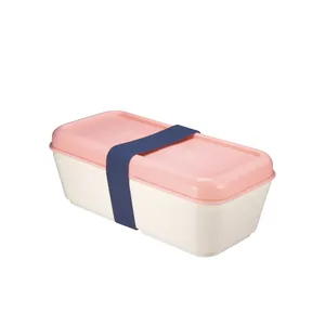 Boîte alimentaire rectangulaire 0,75 L, since 1918 collection, couvercle rose
