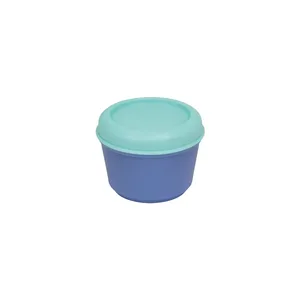 Boîte alimentaire hermétique ronde 0,25 l, bleu-turquoise