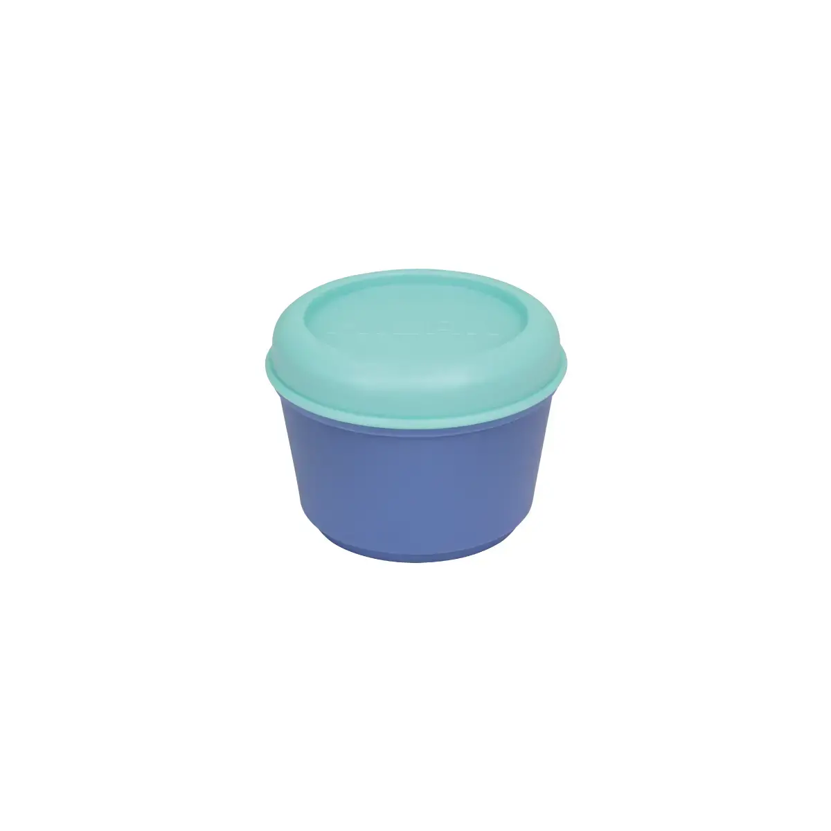 Boîte alimentaire hermétique ronde 0,25 l, bleu-turquoise