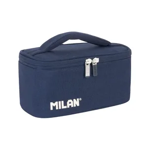 Petit sac isotherme porte-repas (1,5 L) avec 1 boîte alimentaire, 430 since 1918 collection, bleu marine