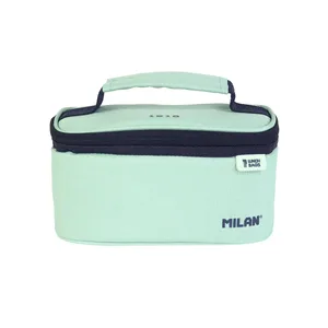 Petit sac isotherme porte-repas (1,5 L) avec 1 boîte alimentaire, 430 since 1918 collection, vert