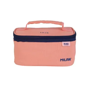 Petit sac isotherme porte-repas (1,5 L) avec 1 boîte alimentaire, 430 since 1918 collection, rose