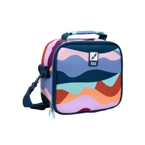 Sac isotherme porte-repas (3,5 L) avec 3 boîtes alimentaires, série The Fun, multicolore