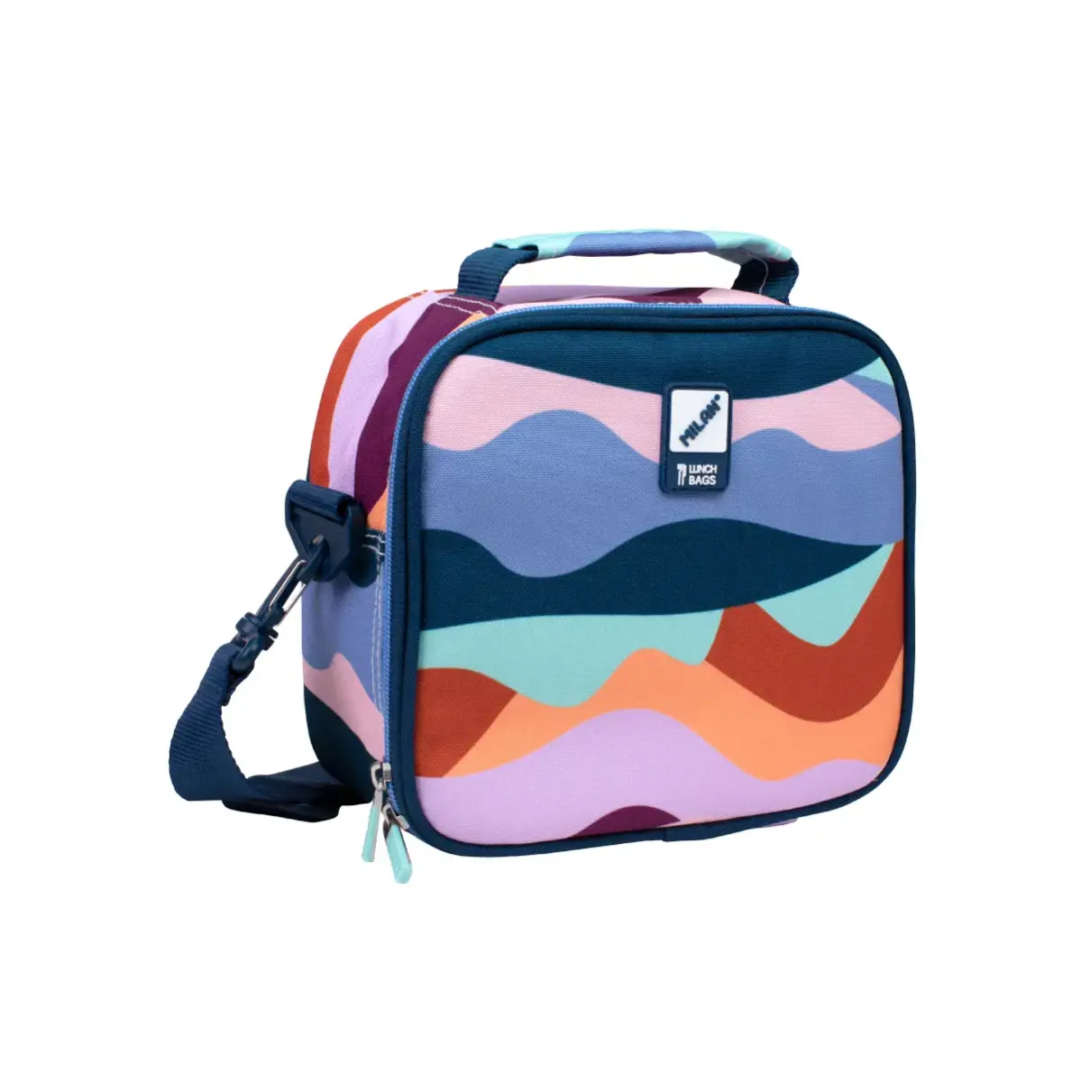 Sac isotherme porte-repas (3,5 L) avec 3 boîtes alimentaires, série The Fun, multicolore