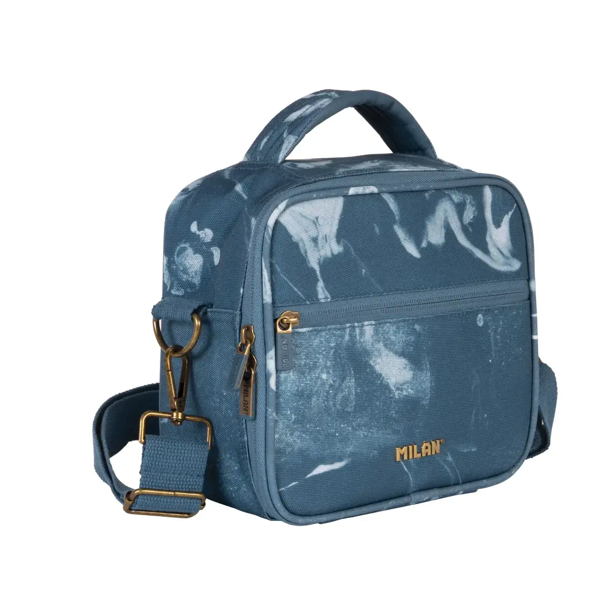 Sac isotherme porte-repas (3,5 L) avec 3 boîtes alimentaires, série Lava, bleu