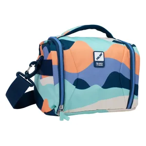 Sac isotherme porte-repas grande capacité (5 L) série The Fun, bleu