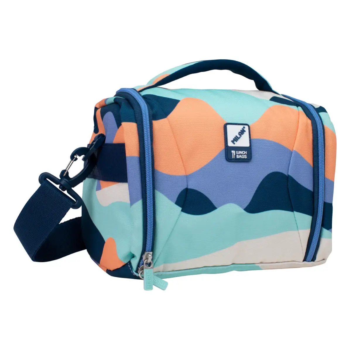 Sac isotherme porte-repas grande capacité (5 L) série The Fun, bleu