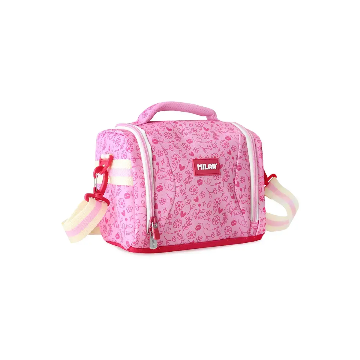 Sac isotherme porte-repas grande capacité (5 L) série spéciale Pink Flowers
