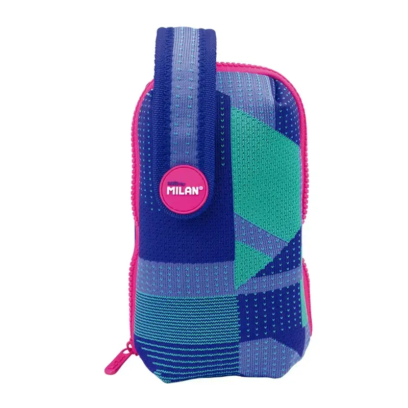Kit 1 trousse amovible avec contenu Knit lilas et vert