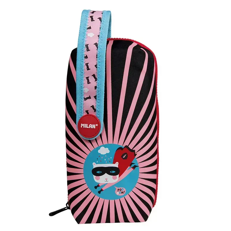 Kit 4 trousses avec contenu Super Heroes rose