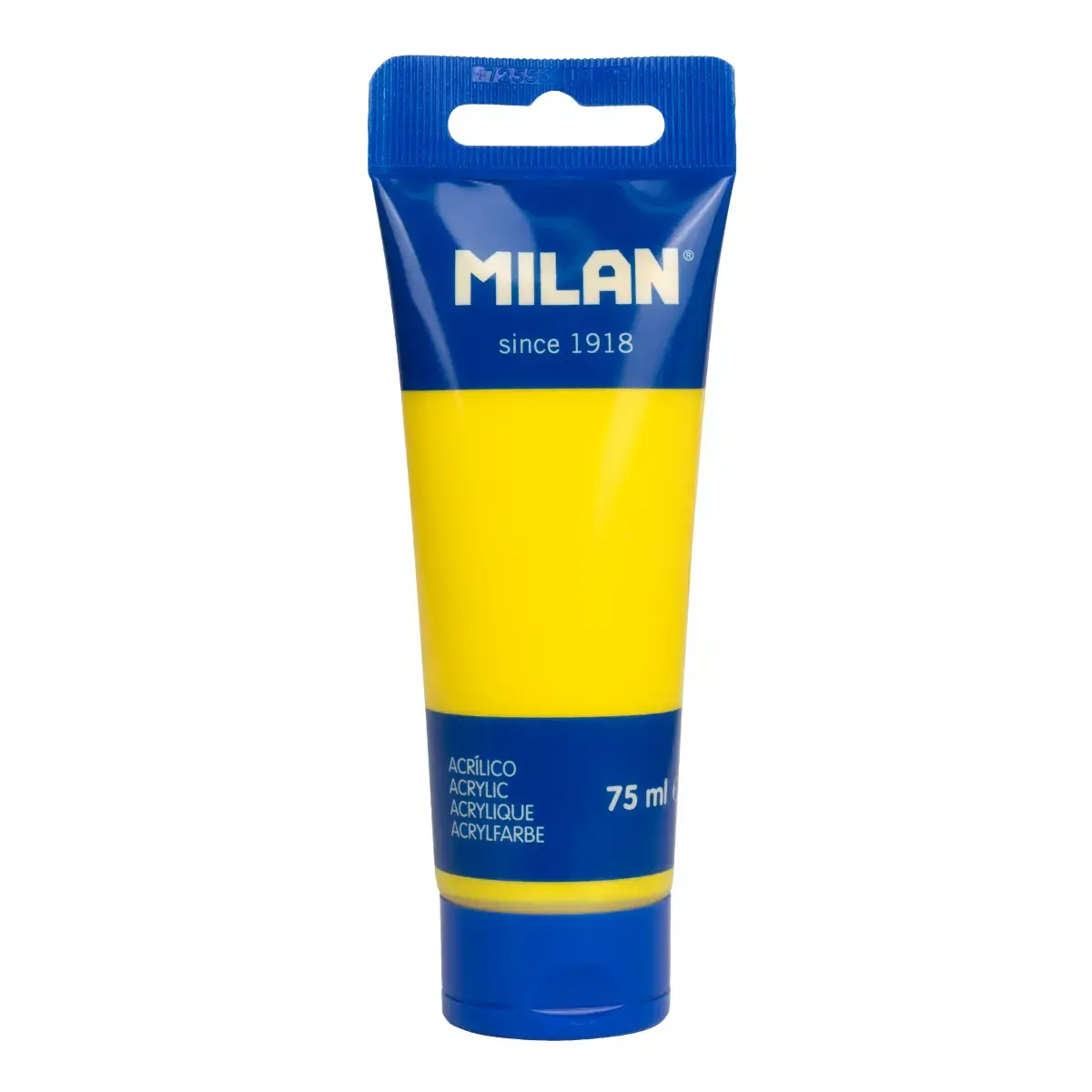 Tube 75ml peinture acrylique jaune Tropical Yellow