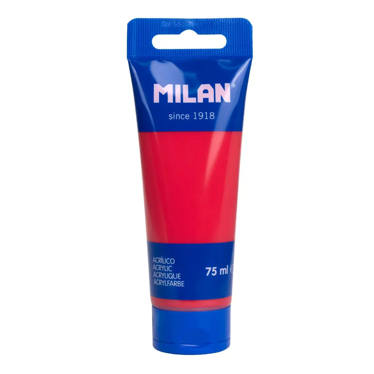 Tube 75ml peinture acrylique carmin Coral Red