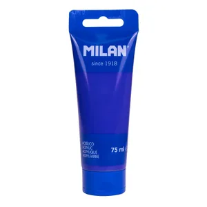 Tube 75ml peinture acrylique bleu outremer Ocean Blue