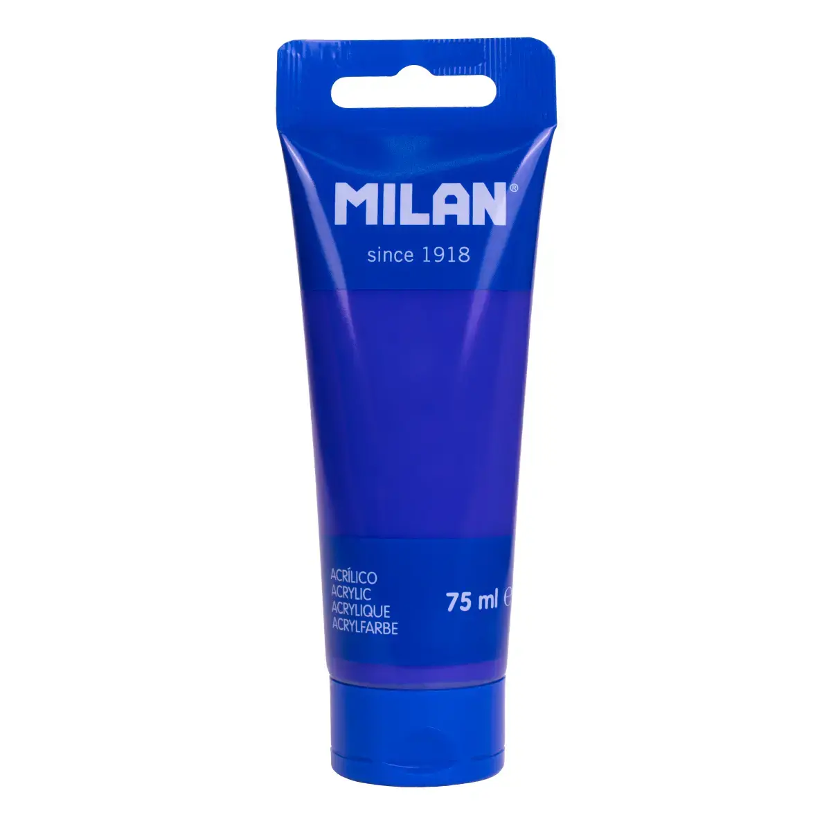 Tube 75ml peinture acrylique bleu outremer Ocean Blue