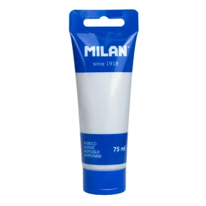 Tube 75ml peinture acrylique argent Silver