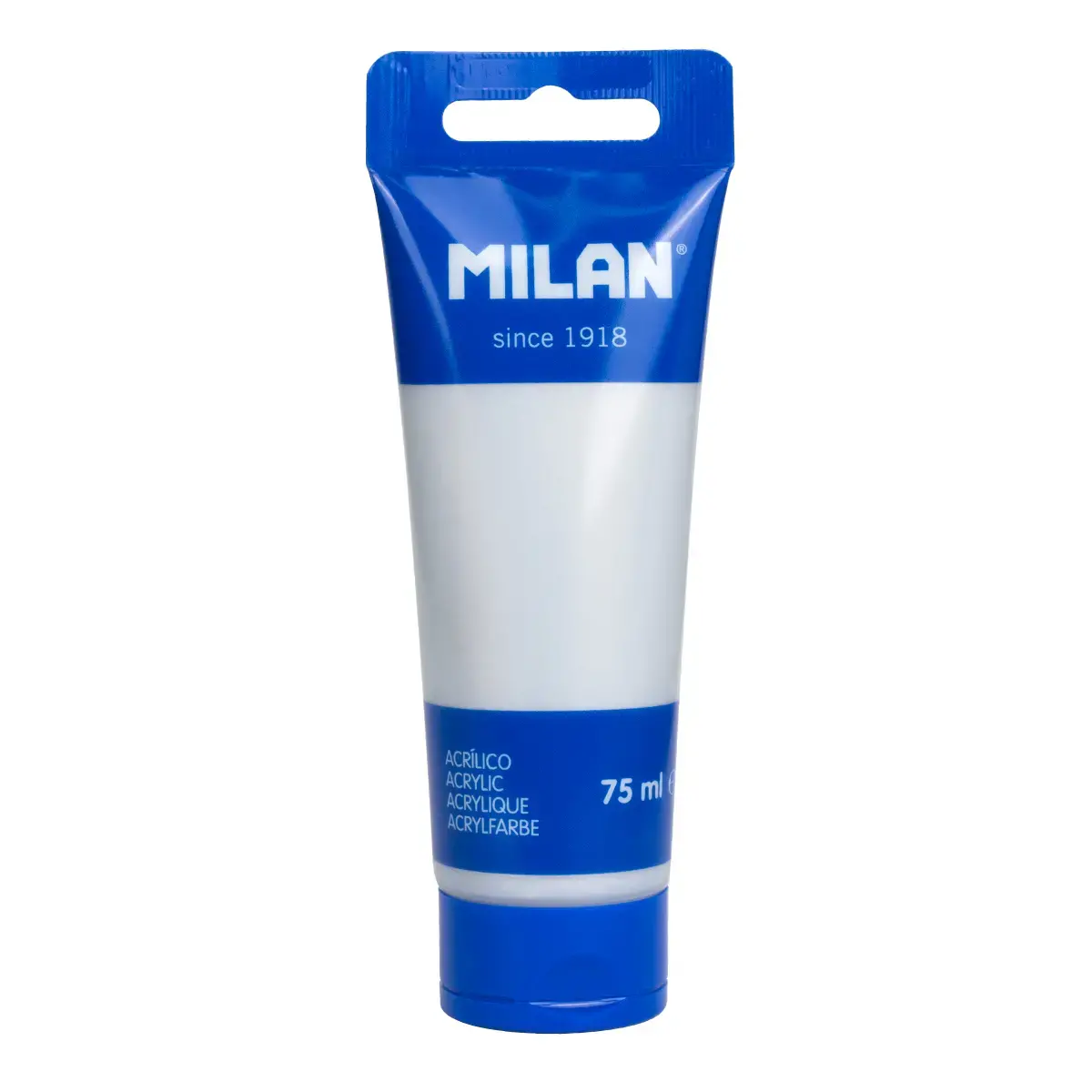 Tube 75ml peinture acrylique argent Silver