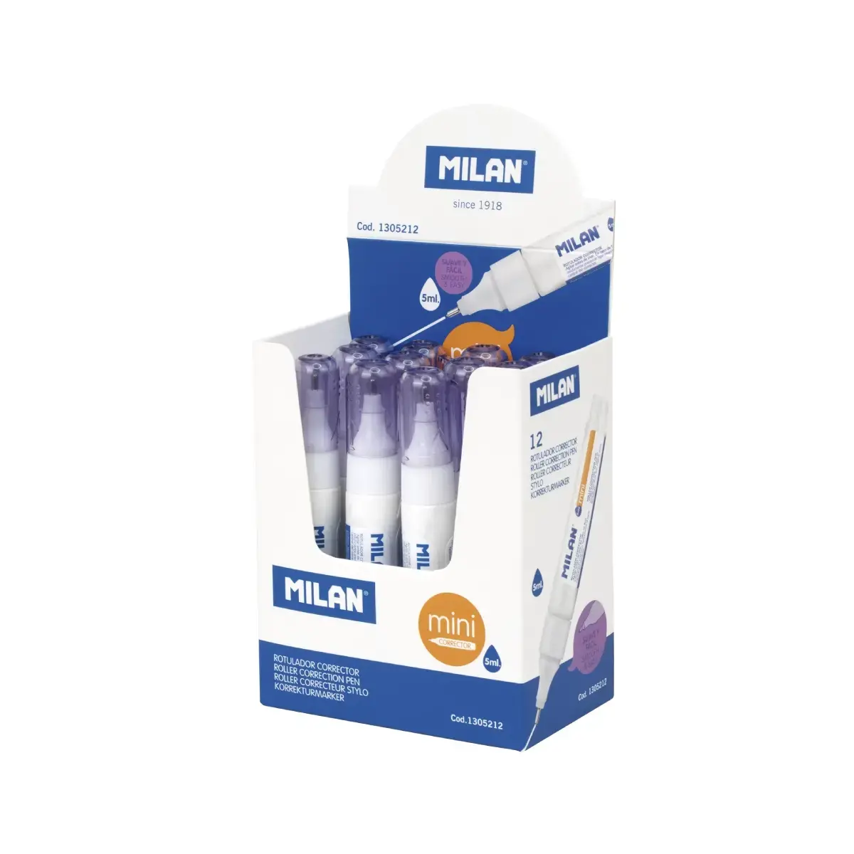 Boîte présentoir 12 correcteurs liquides mini 5 ml