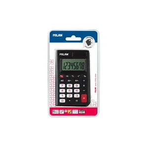 Blister calculatrice noire 8 chiffres avec étui