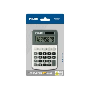 Blister calculatrice grise 8 chiffres