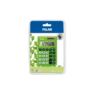 Blister calculatrice Pocket verte 8 chiffres avec étui