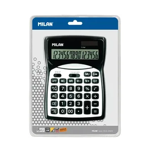 Blister calculatrice noire 16 chiffres
