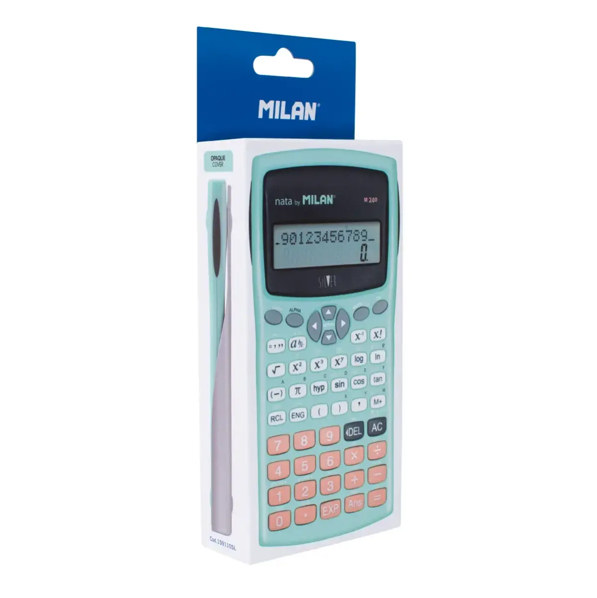 Calculatrice scientifique M-240 Silver, dans emballage carton