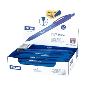 Boîte présentoir 25 stylos P07 Dry-gel, encre bleue