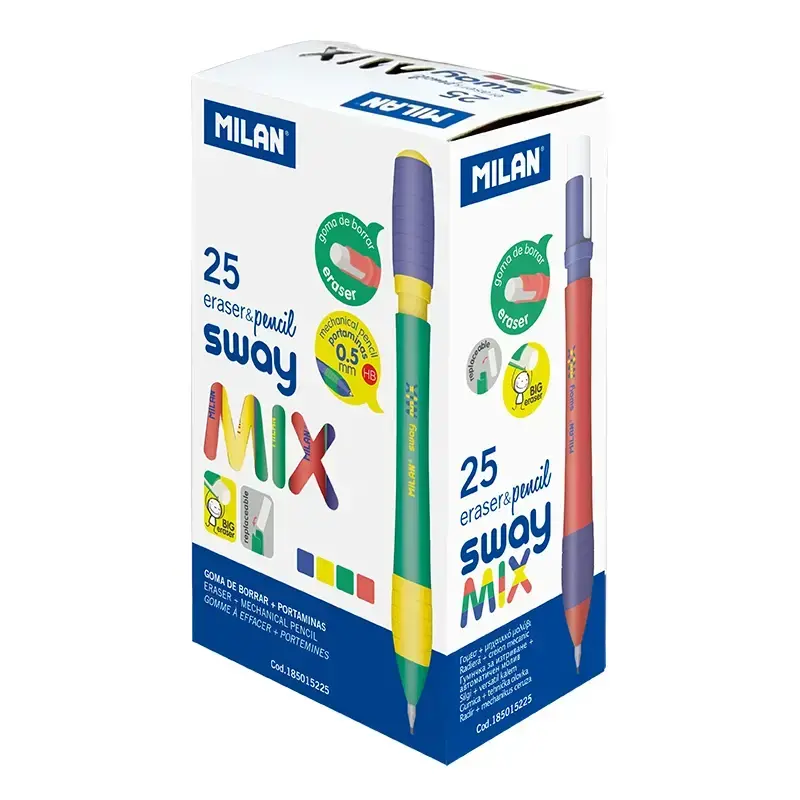 Boîte 25 porte-mines SWAY Mix 0,5 mm