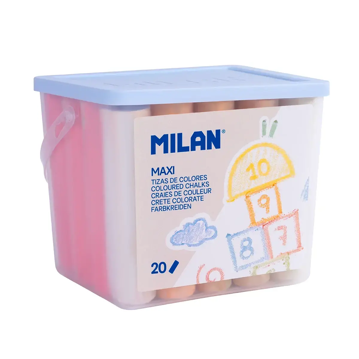 Pot 20 craies de couleur MAXI