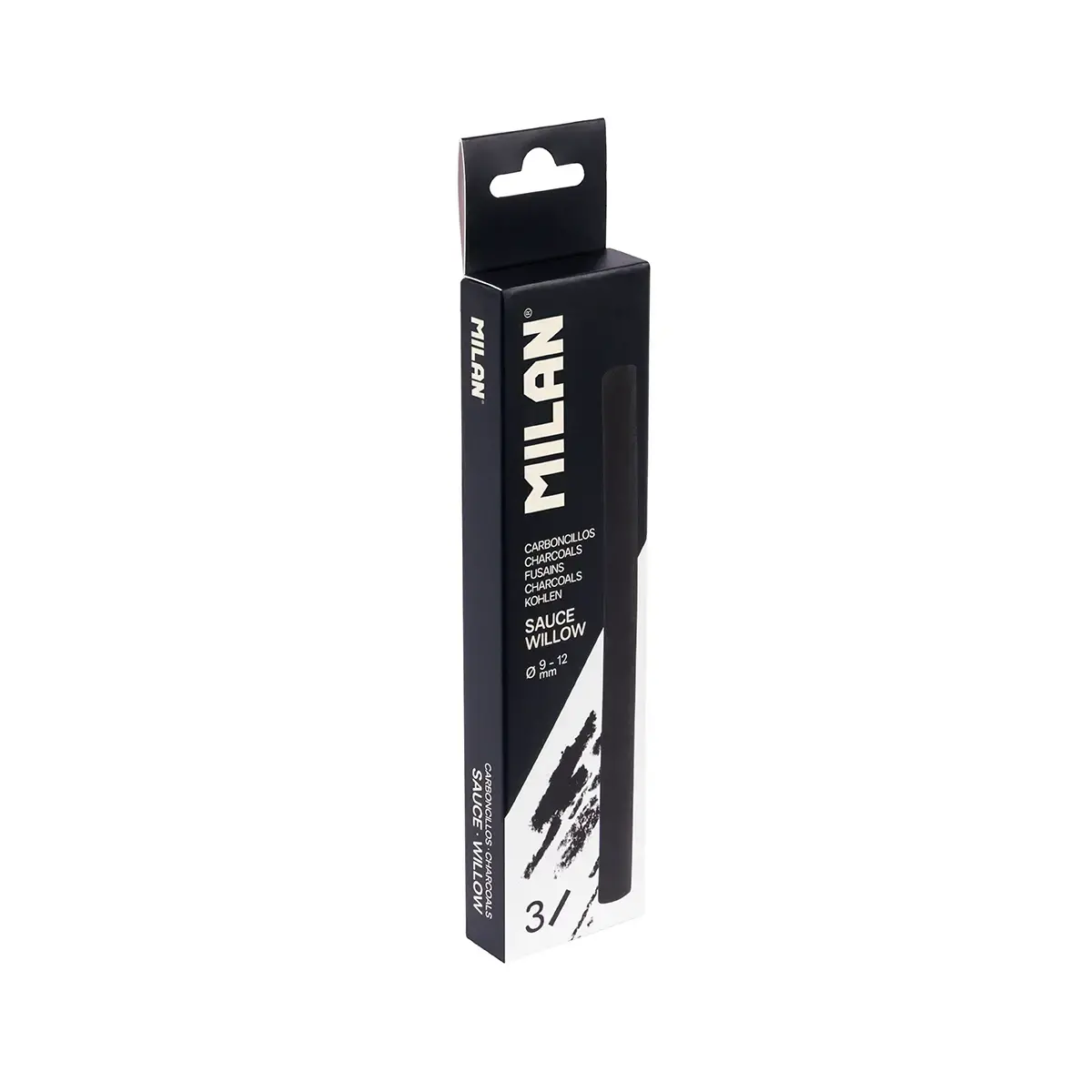 Blister 3 fusains de saule Ø 9-12 mm