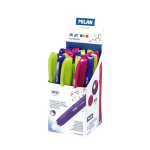 Boîte présentoir 21 porte-gommes automatiques Tri Jet, série Acid