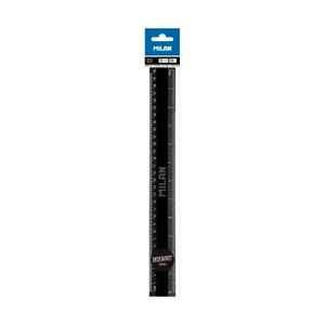 Règle 30 cm série spéciale Shadow, noir