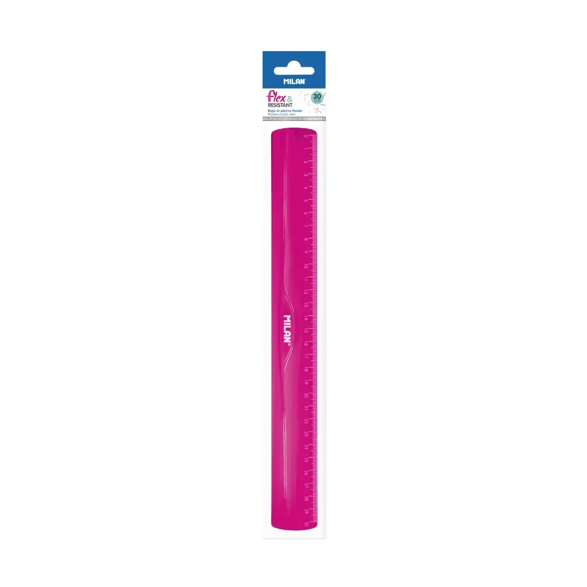 Règle Flex&Resistant rose 30 cm série Acid