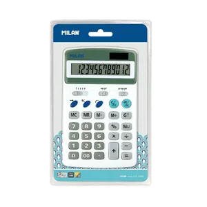 Blister calculatrice blanche 12 chiffres