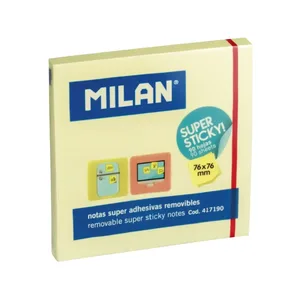 Bloc 90 notes super adhésives 76 x 76 mm