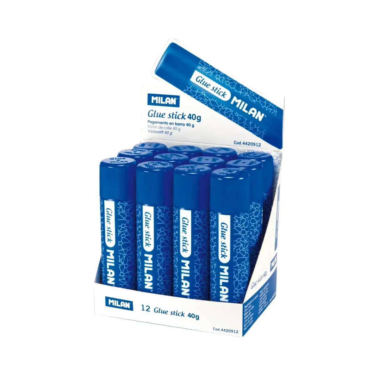 Boîte présentoir 12 bâtons de colle 40 g