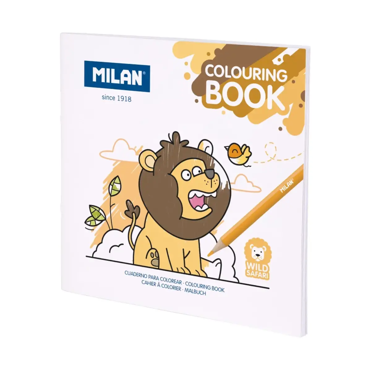 Cahier de coloriages 'Wild safari'