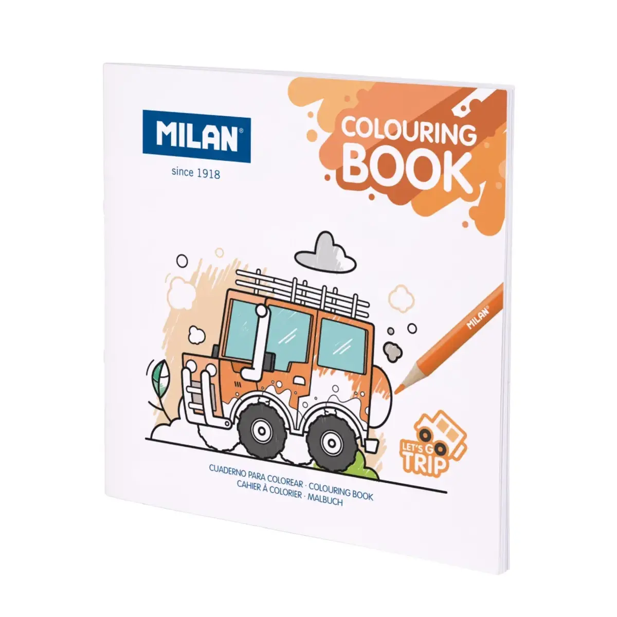 Cahier de coloriages 'Let's go trip'