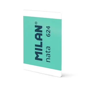 Cahier A4 collé, 48 feuilles blanches de 95 g/m², collection MILAN nata® 624 since 1918, vert