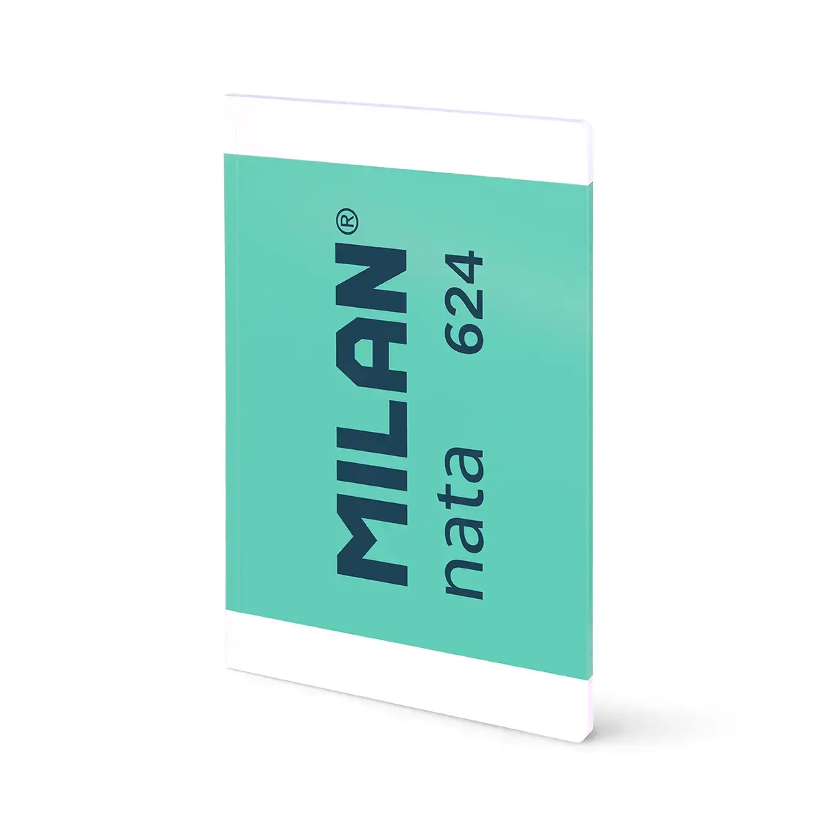 Cahier A4 collé, 48 feuilles blanches de 95 g/m², collection MILAN nata® 624 since 1918, vert