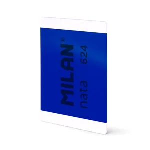 Cahier A4 collé, papier ligné (7 mm), 48 feuilles de 95 g/m², collection MILAN nata® 624 since 1918, bleu